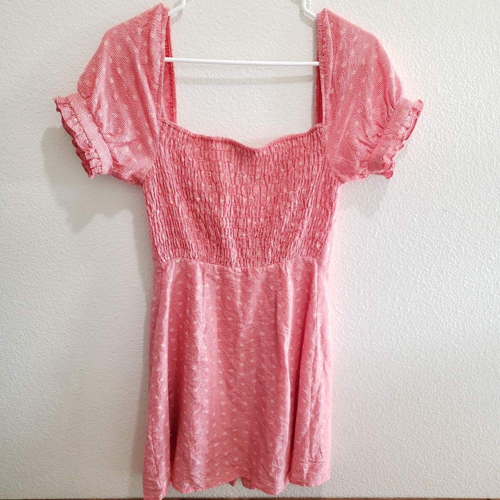 Le Rumi Marianna Red Puff Sleeve Mini Dress Size XS - Picture 10 of 14